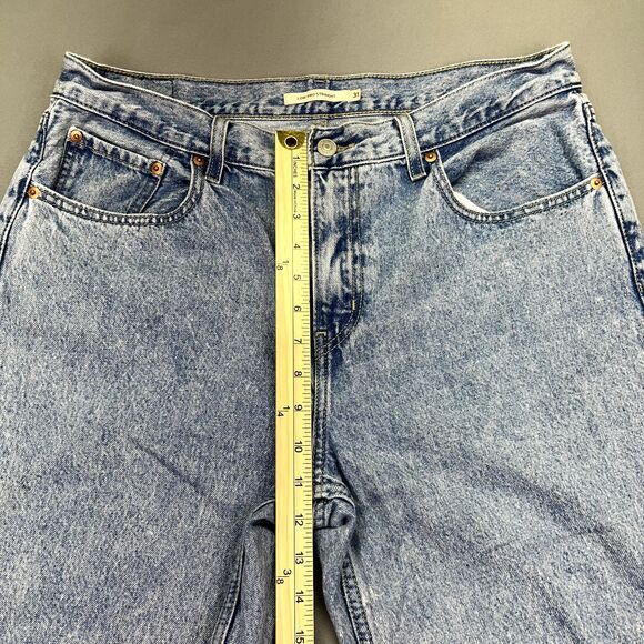 Levi's Women's Low Pro Relaxed Straight Leg Mid-Rise Jeans Size 31 (Fits 34") - Picture 6 of 16